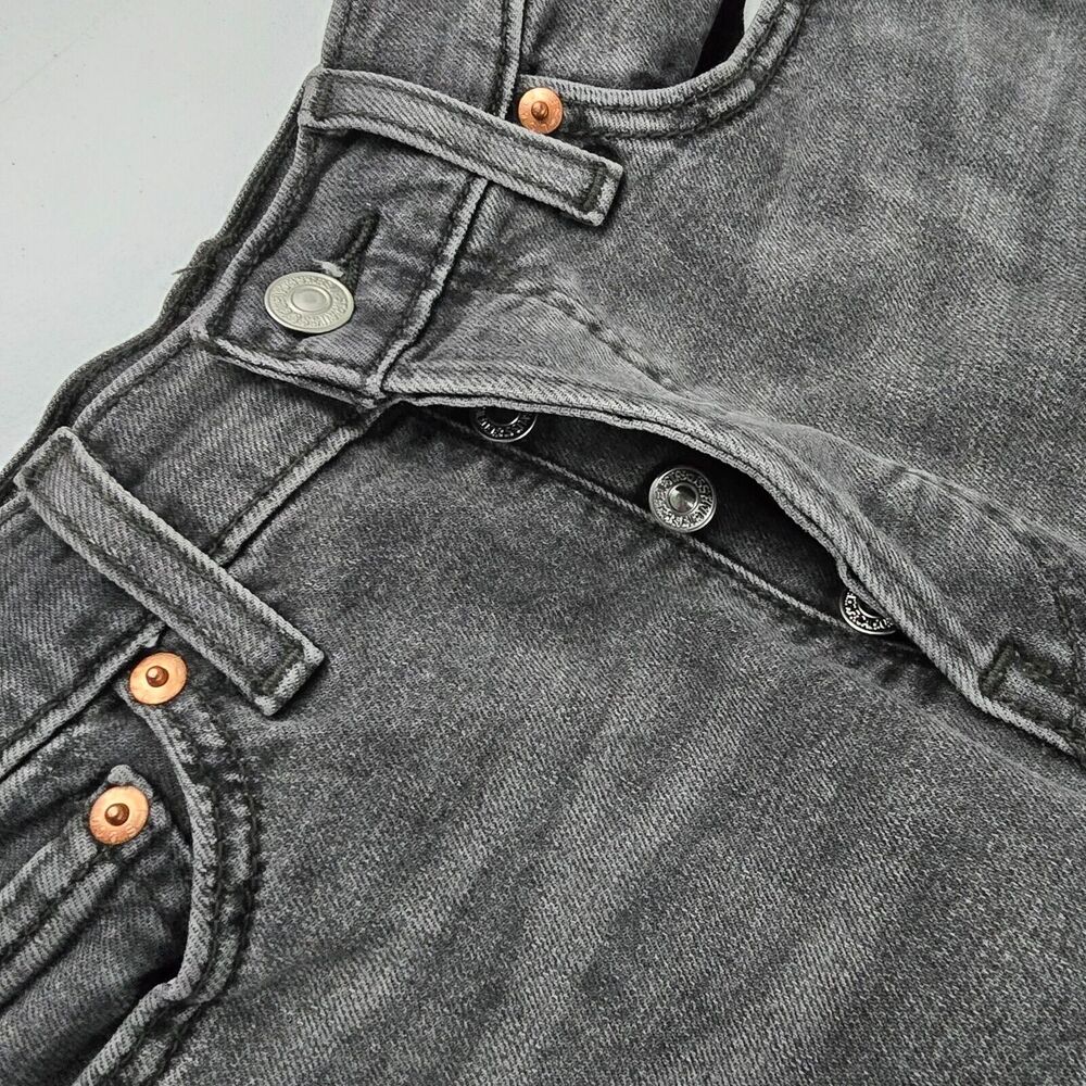 Levi's Wedgie Skinny Jeans Women's 27 Gray‎ High Rise Stretch Denim 4337 - Picture 10 of 14